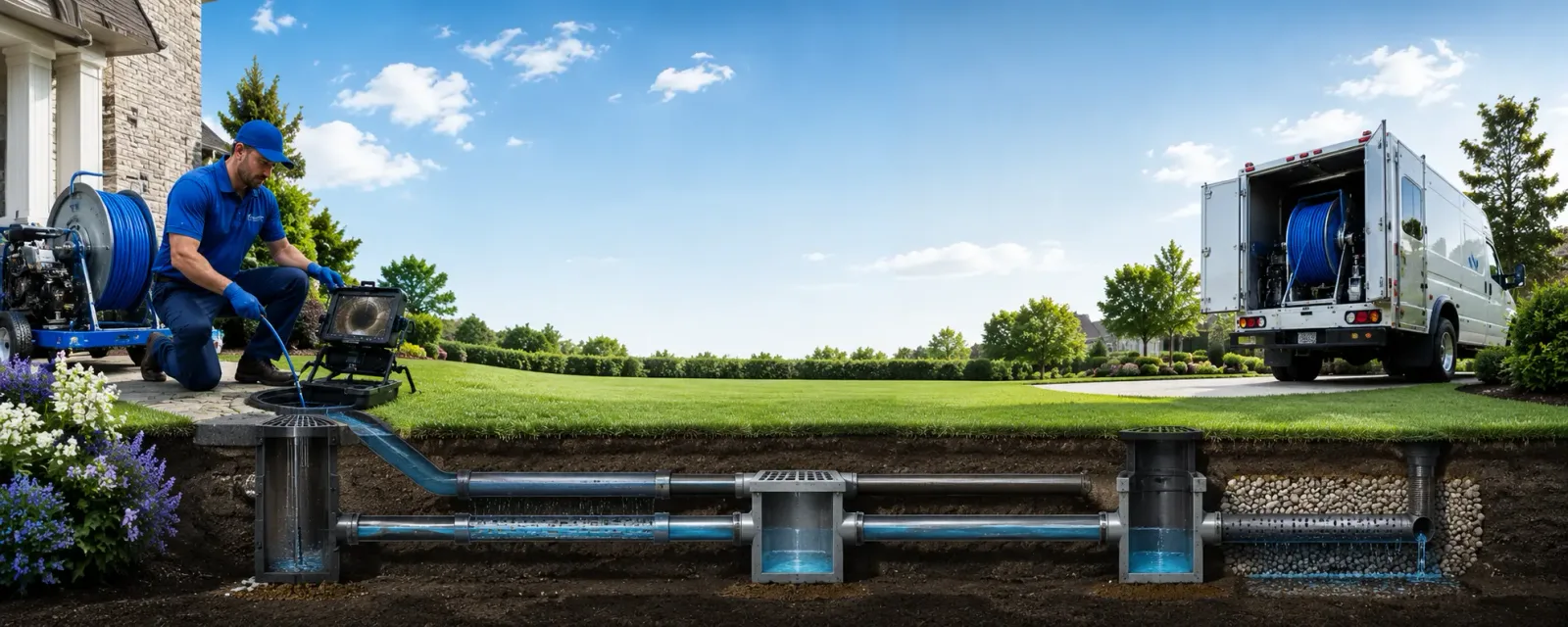 Outdoor drain cleaning information for Minotola, NJ